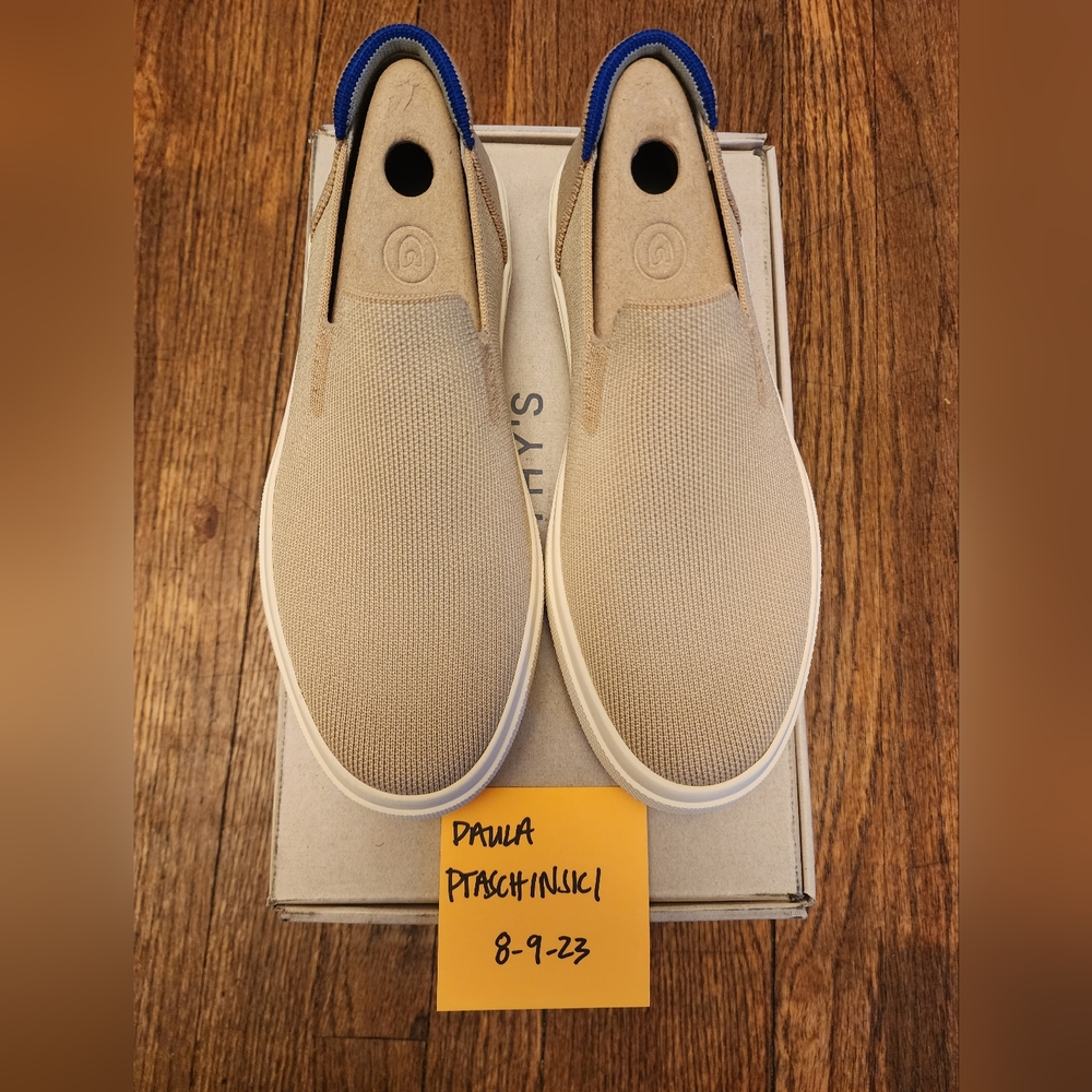 Rothy's City Slip On Sneaker Wheat